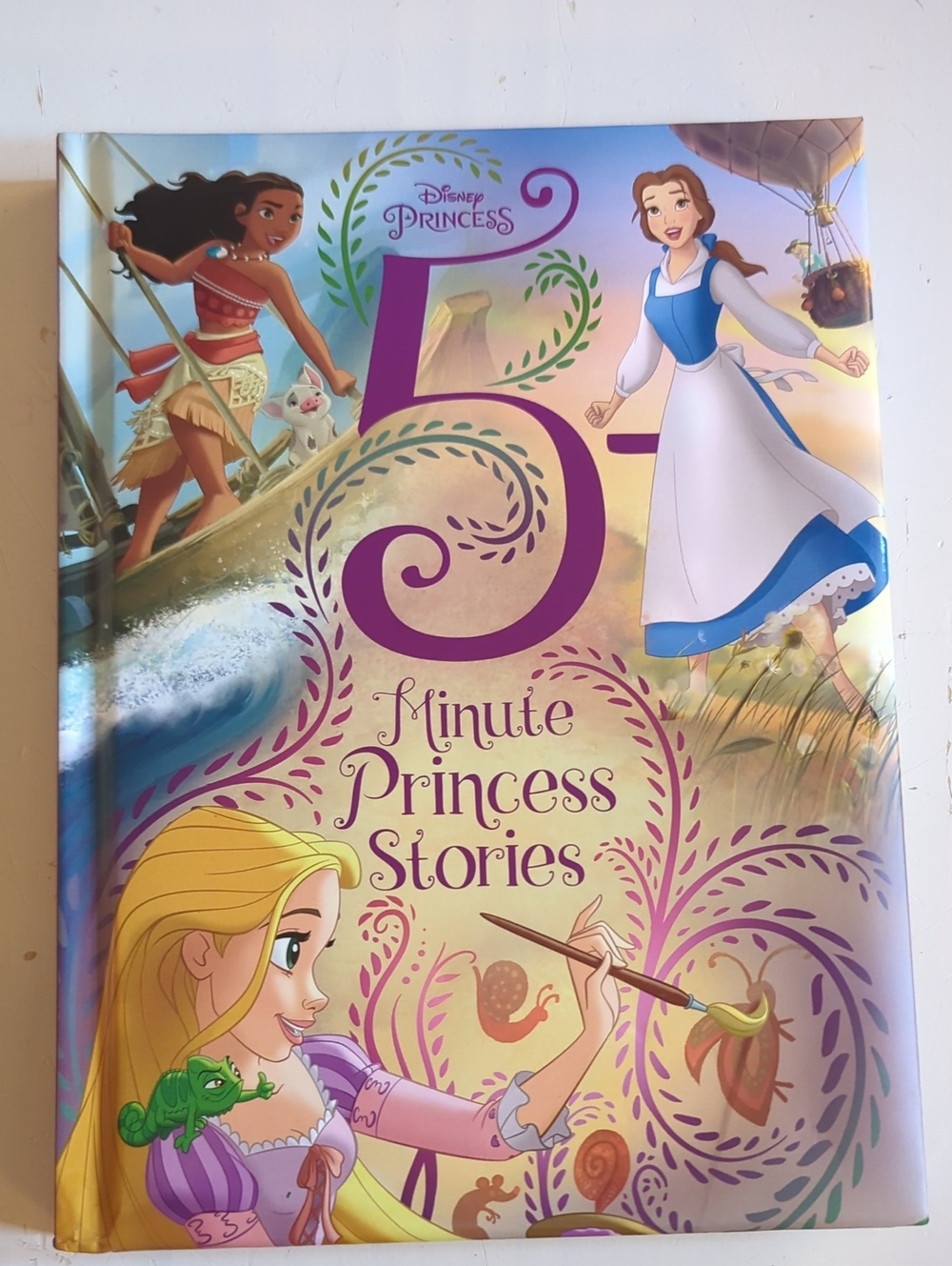 5-Minute Princess Stories - Purple & Multicolor
